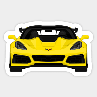 Z06 ZR1 YELLOW Sticker